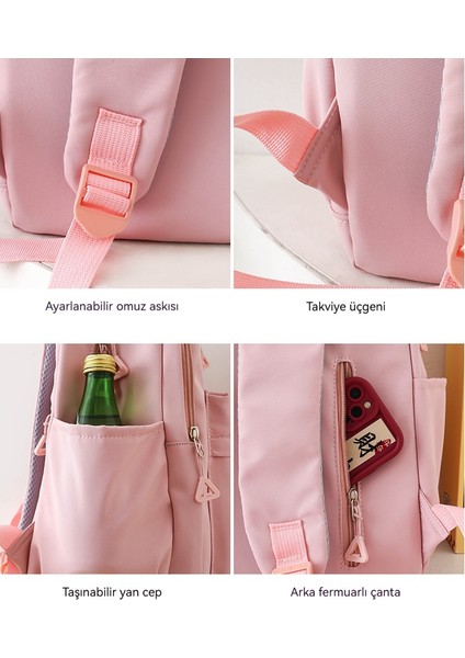 Kampüs Öğrencileri Için Dört Parçalı Okul Çantası (Yurt Dışından) fiyatları