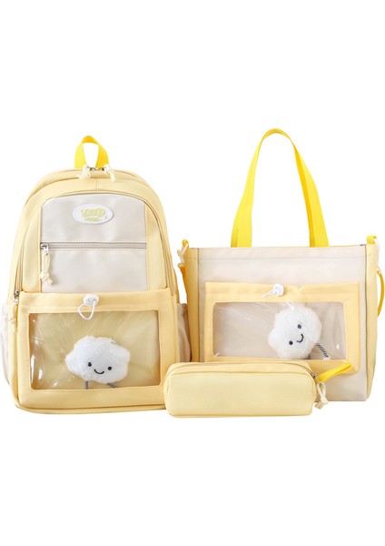 Sevimli Sırt Çantası Minimalist Vahşi Okul Çantası Seyahat Sırt Çantası (Yurt Dışından)