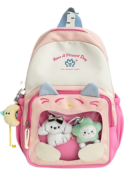 Trend Yüksek Kapasiteli Ortaokul Lise Öğrencileri Için Şeffaf Okul Çantaları (Yurt Dışından)