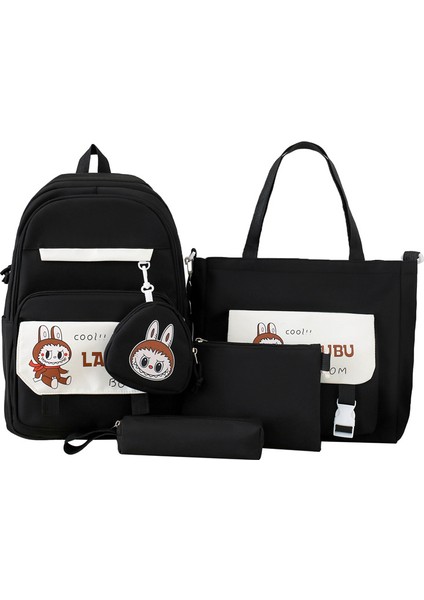 Moda Dört Parçalı Öğrenci Sırt Çantası (Yurt Dışından)