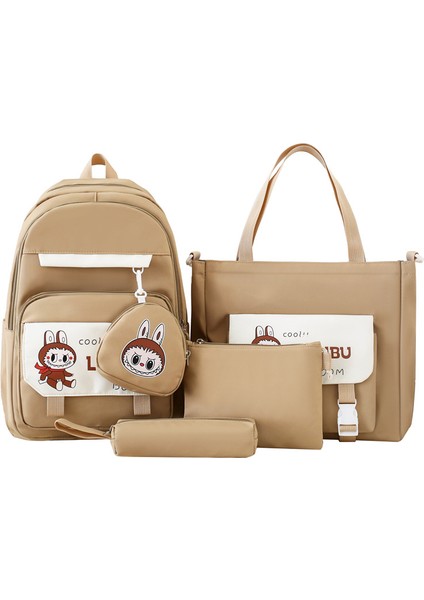 Moda Dört Parçalı Öğrenci Sırt Çantası (Yurt Dışından)