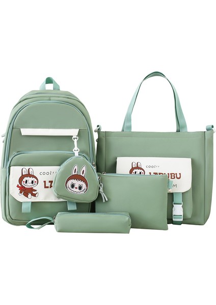 Moda Dört Parçalı Öğrenci Sırt Çantası (Yurt Dışından)