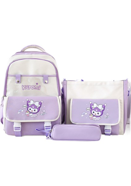 Sevimli Karikatür Sırt Çantası Minimalist Hafif Omuz Çantası (Yurt Dışından)