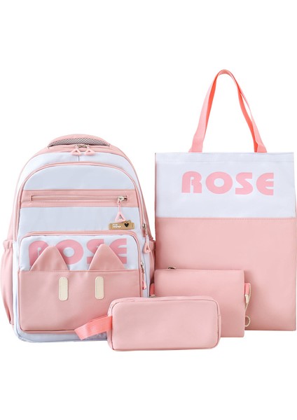 Ilkokul ve Ortaokul Öğrencileri Için Okul Çantaları Çok Katmanlı Büyük Kapasiteli Hafif Omuzlar (Yurt Dışından)