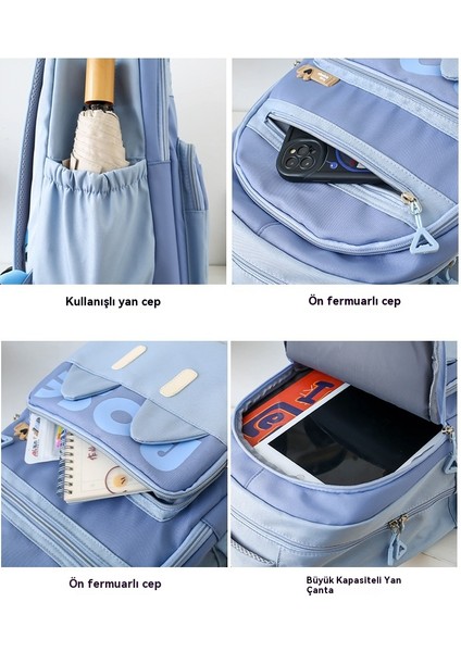 Ilkokul ve Ortaokul Öğrencileri Için Okul Çantaları Çok Katmanlı Büyük Kapasiteli Hafif Omuzlar (Yurt Dışından) modelleri