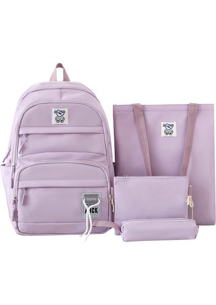 Trend Minimalist Sırt Çantası Büyük Kapasiteli Öğrenci Okul Çantası (Yurt Dışından)