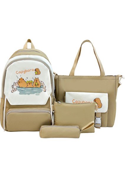 Baskılı Karikatür Okul Çantası Öğrenci Hafif Vahşi Omuz Çantası (Yurt Dışından)
