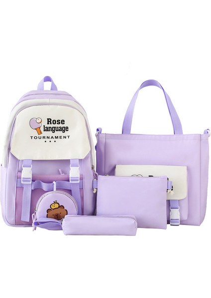 Büyük Kapasiteli Sırt Çantası Karikatür Rahat Sırt Çantası (Yurt Dışından)