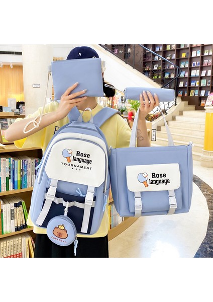 Büyük Kapasiteli Sırt Çantası Karikatür Rahat Sırt Çantası (Yurt Dışından) indirimleri