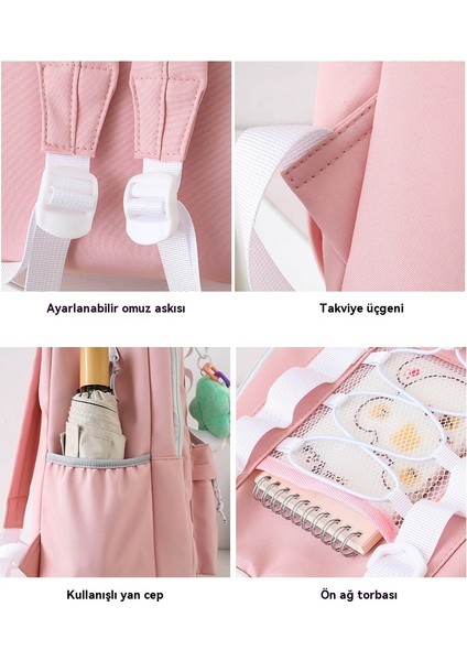 Öğrenci Yüksek Yüz Değeri Büyük Kapasiteli Sırt Çantası Okul Çantası (Yurt Dışından) modelleri