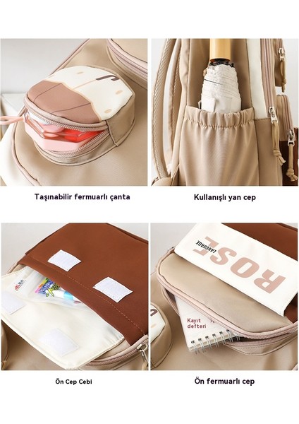 Kampüs Sırt Çantası Günlük Vahşi Büyük Kapasiteli Eğlence Sırt Çantası (Yurt Dışından) indirimleri