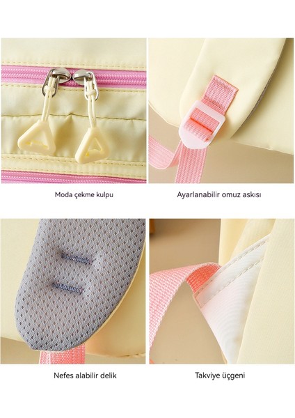 Yük Azaltma Omurga Sırt Çantası Öğrenci Okul Çantası (Yurt Dışından) modelleri