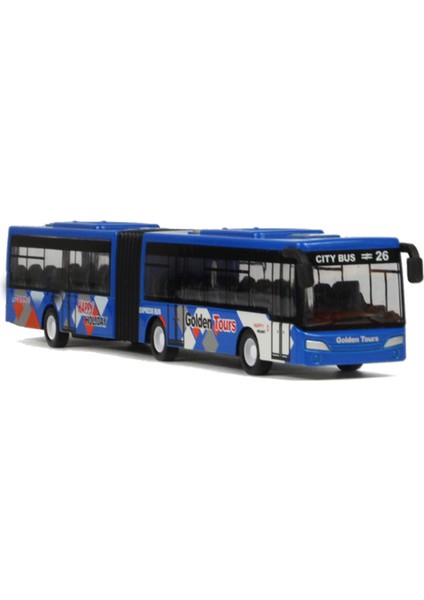 1:48 Genişletilmiş Otobüs Otobüs Alaşımlı Model Bumerang Süs Oyuncakları Orta Çift Bölümlü Otobüsler (Yurt Dışından)