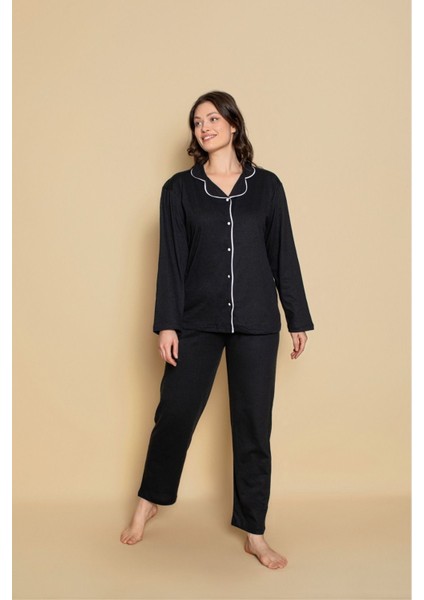 Kadın Önden Düğmeli Yeni Sezon Homewear Pijama Takımı Yeni Sezon fiyatları