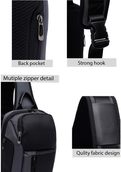 D-Pack Erkek Gri Çapraz Çanta 25SBD30316F indirimleri