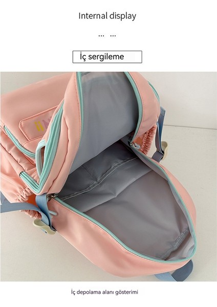 Rahat Basit Büyük Kapasiteli Okul Çantası (Yurt Dışından) fiyatları