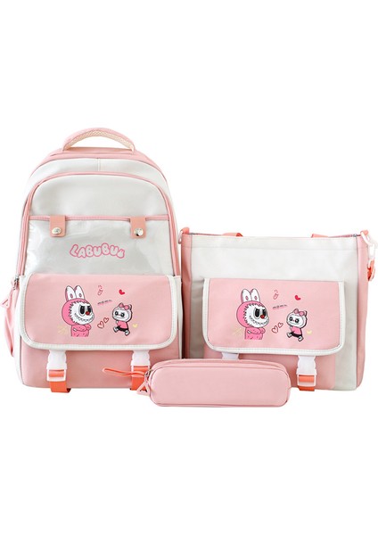 Sevimli Karikatür Sırt Çantası Minimalist Hafif Omuz Çantası (Yurt Dışından)