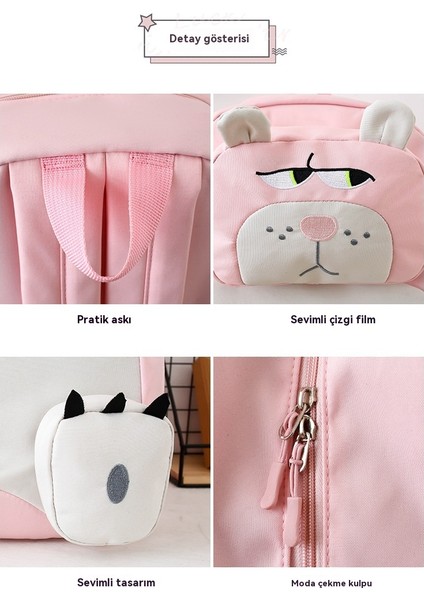 Çirkin Sevimli Sırt Çantası Niş Karikatür Öğrenci Sırt Çantası (Yurt Dışından) modelleri