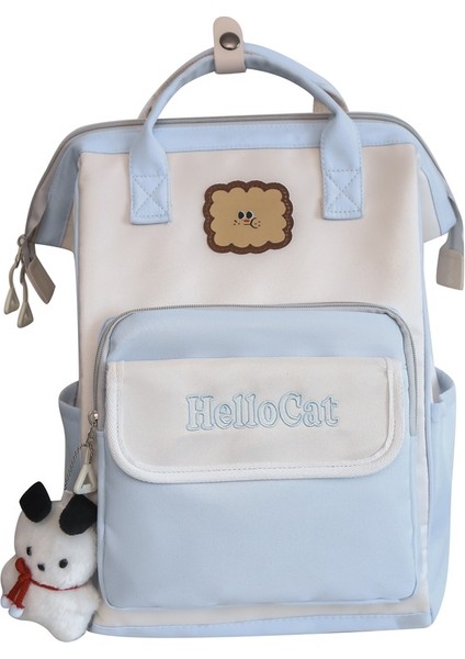 Kişilik Renk Öğrenci Okul Çantası Rahat Minimalist Küçük Sırt Çantası (Yurt Dışından)