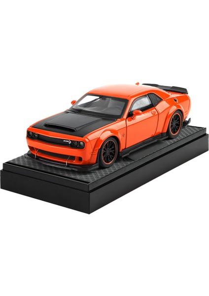 1:32 Hellcat Dodge Alaşımlı Spor Araba Ses ve Işık Bumerang Erkek Oyuncak Araba Modeli (Yurt Dışından)