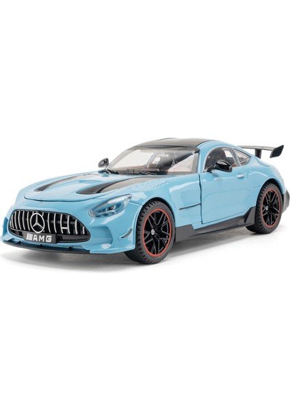 1:18 Mercedes Amggtr Alaşımlı Model Araba Bumerang Işıklı Oyuncak (Yurt Dışından)