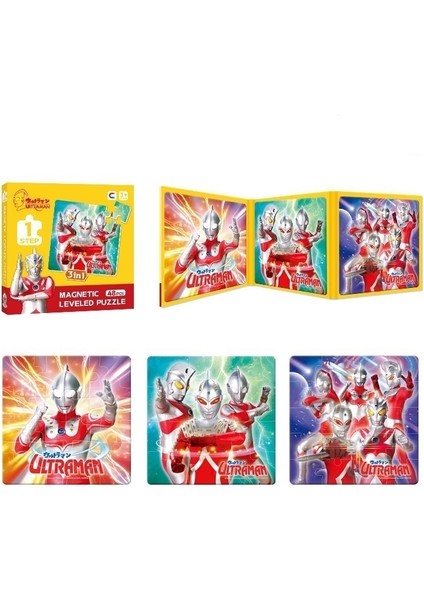 Ultraman Ileri Seviye Bulmaca 3-6 Yaş Arası Kız ve Erkek Çocuklar Için Eğitici Manyetik (Yurt Dışından)