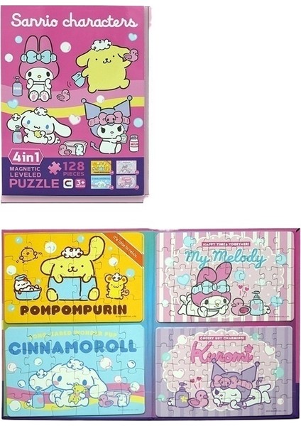 Sanrio Gelişmiş Bulmaca Erkek ve Kız 3-6 Yaş Çocuk Eğitici Manyetik (Yurt Dışından)