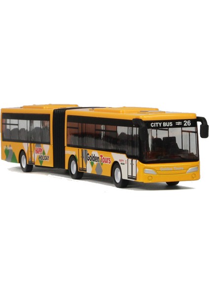 1:48 Genişletilmiş Otobüs Otobüs Alaşımlı Model Bumerang Süs Oyuncakları Orta Çift Bölümlü Otobüsler (Yurt Dışından)