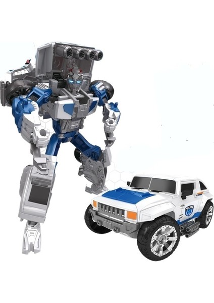 Alaşım Deniz, Kara ve Hava Deformasyonu Şehir Savaş Polis Deformasyonu Alaşım King Kong Robot Oyuncak (Yurt Dışından)