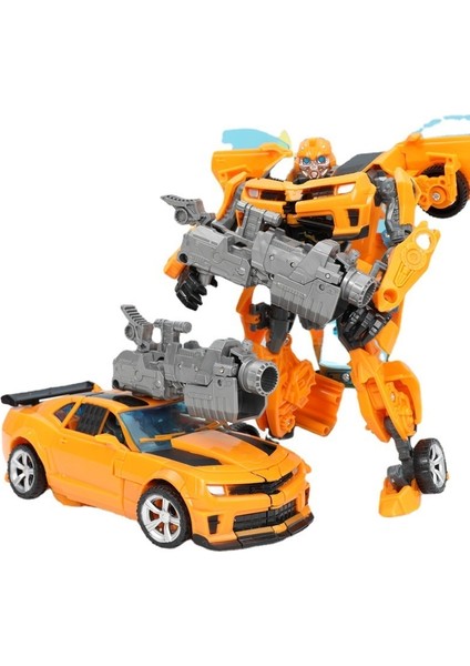 Alaşımlı Sütun Modeli Montaj Figürü Deformasyon Çocuk Robot Optimus Prime Bumblebee Oyuncak (Yurt Dışından)