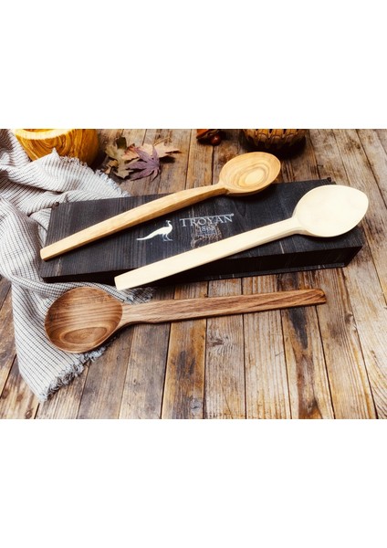 Ceviz, Zeytin, Şimşir Büyük Boy 3'lü Set, Ahşap Kutulu Luxury Collection modelleri