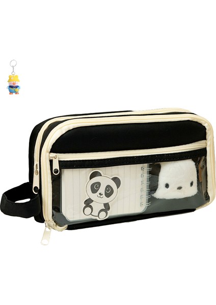 Kalem Için Kalem Çantası Dokuz Katmanlı Büyük Kapasiteli Kalem Çantası Kırtasiye Çantası (Yurt Dışından)