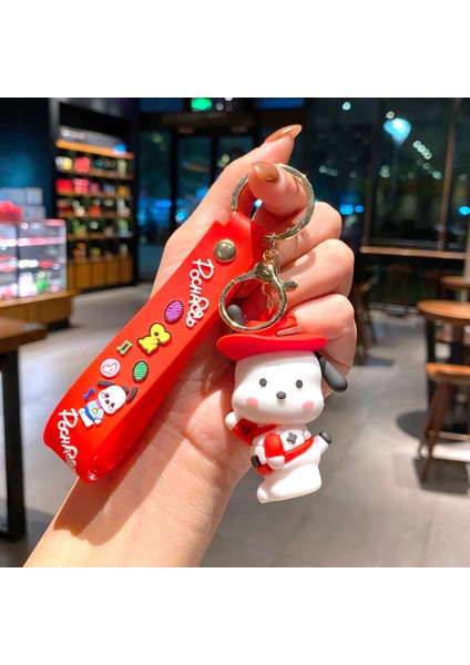 Yeni Çizgi Film Animasyon Stitch Serisi Yumuşak Kauçuk Anahtarlık Bebek Çantası Kolye Anahtarlık Küçük Hediye (Yurt Dışından)