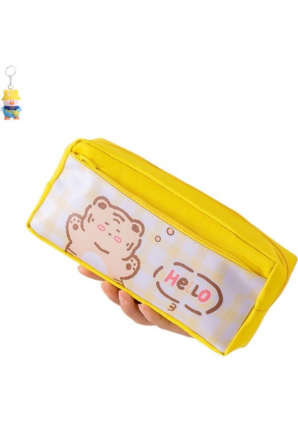 Kalem Kutusu Büyük Kapasiteli Karikatür Kırtasiye Kutusu Öğrenci Tuval Kalem Kutusu Kalem Kutusu (Yurt Dışından)