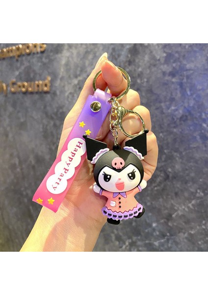 Yeni Çizgi Film Animasyon Stitch Serisi Yumuşak Kauçuk Anahtarlık Bebek Çantası Kolye Anahtarlık Küçük Hediye (Yurt Dışından)