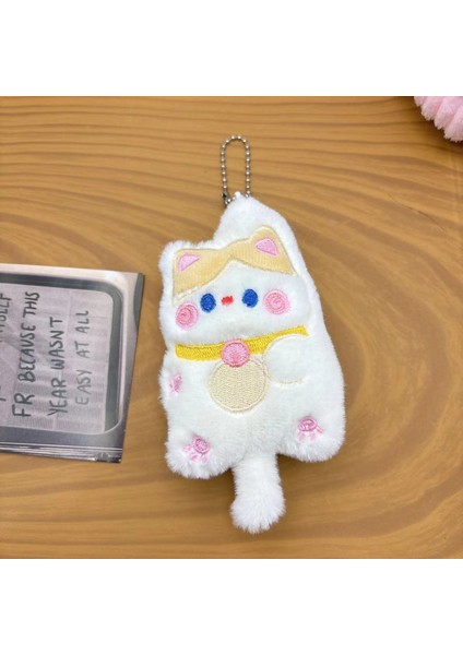 Yeni Yaratıcı Sevimli Anahtarlık Karikatür Peluş Bebek Kolye Çok Yönlü Anahtarlık Kolye Çanta Bebek Çekicilik (Yurt Dışından)