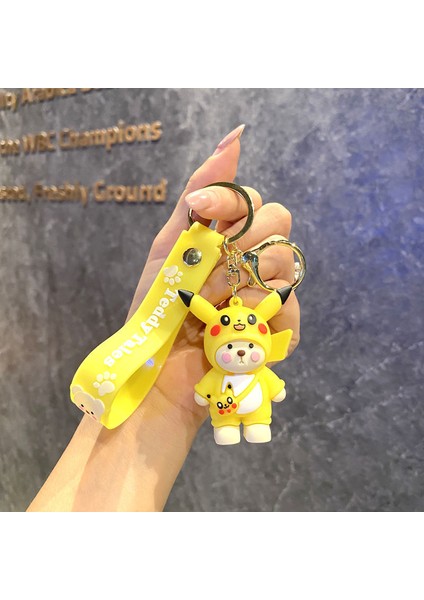 Yeni Çizgi Film Animasyon Stitch Serisi Yumuşak Kauçuk Anahtarlık Bebek Çantası Kolye Anahtarlık Küçük Hediye (Yurt Dışından)