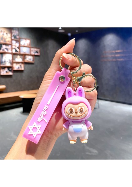 Yeni Çizgi Film Animasyon Stitch Serisi Yumuşak Kauçuk Anahtarlık Bebek Çantası Kolye Anahtarlık Küçük Hediye (Yurt Dışından)