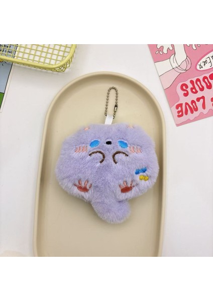 Yeni Yaratıcı Sevimli Anahtarlık Karikatür Peluş Bebek Kolye Çok Yönlü Anahtarlık Kolye Çanta Bebek Çekicilik (Yurt Dışından)