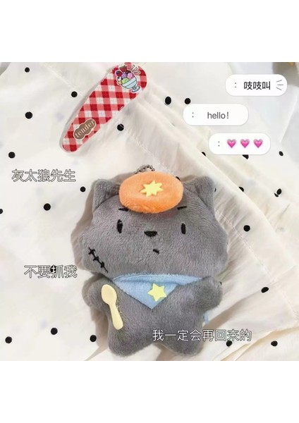 Yeni Yaratıcı Sevimli Anahtarlık Karikatür Peluş Bebek Kolye Çok Yönlü Anahtarlık Kolye Çanta Bebek Çekicilik (Yurt Dışından)