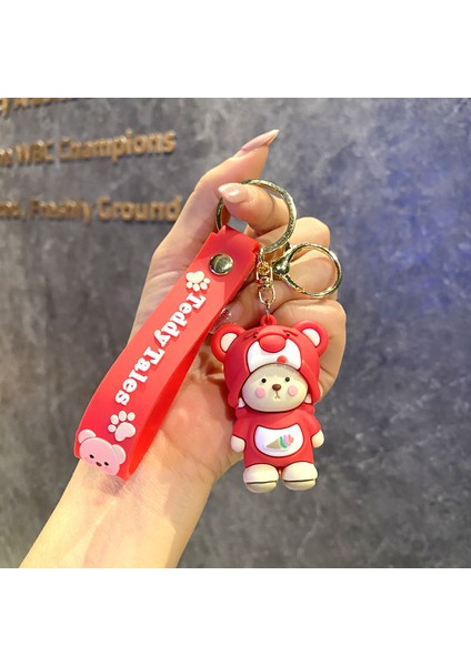 Yeni Çizgi Film Animasyon Stitch Serisi Yumuşak Kauçuk Anahtarlık Bebek Çantası Kolye Anahtarlık Küçük Hediye (Yurt Dışından)