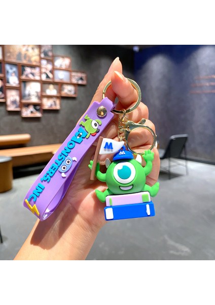 Yeni Çizgi Film Animasyon Stitch Serisi Yumuşak Kauçuk Anahtarlık Bebek Çantası Kolye Anahtarlık Küçük Hediye (Yurt Dışından)