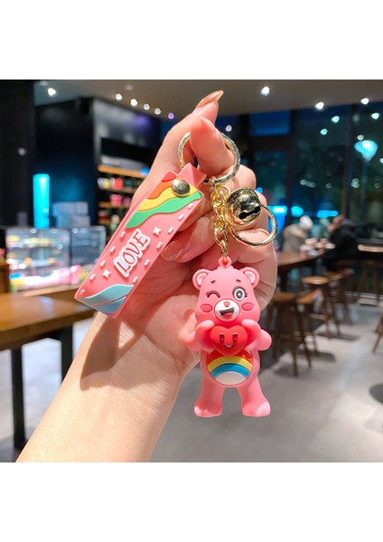 Yeni Çizgi Film Animasyon Stitch Serisi Yumuşak Kauçuk Anahtarlık Bebek Çantası Kolye Anahtarlık Küçük Hediye (Yurt Dışından)