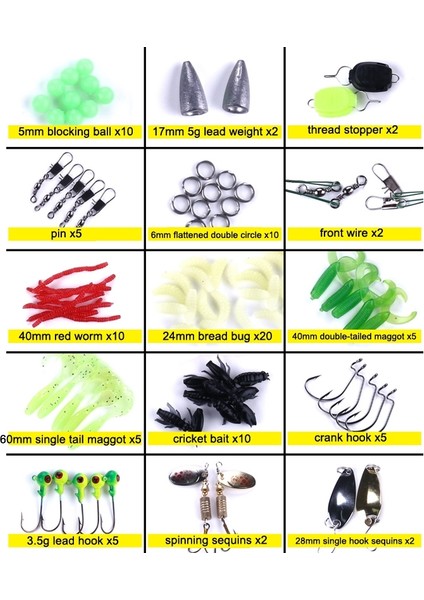 110 Adet / Kutu Sea B Yumuşak Yem Balıkçılık Ekipmanları Aksesuarlarıçok Renkli (Yurt Dışından) modelleri