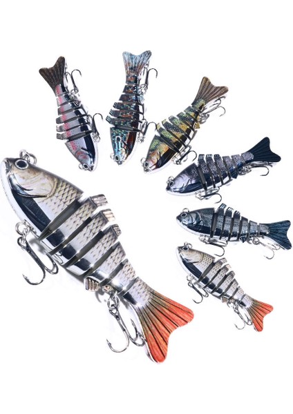 10CM 24G Biyonik Çok Bölmeli Balık Yemi JM060 (1)Çok Renkli (Yurt Dışından) modelleri