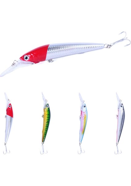 Hengjıa 18CM 41G Batan Yüzen Minnow Balıkçılık Cazibesi MI207 (1)Çok Renkli (Yurt Dışından) modelleri
