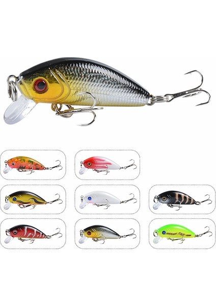 5 Adet M0081 5cm 3.6g Biyonik Yem Mino Plastik Sert Yem M0081 4çok Renkli (Yurt Dışından) fırsatları