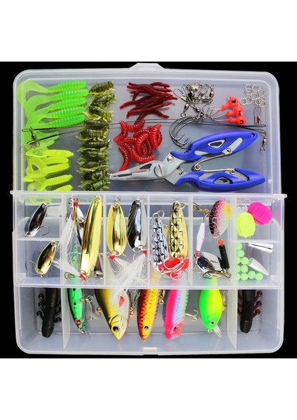 101 Adet Balıkçılık Yemi Yem Seti Balıkçılık Takımıbeyaz (Yurt Dışından)