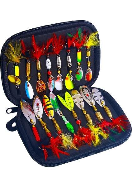 SPB101 Metal Pul Balıkçılık Yemi 16 Adet /setçok Renkli (Yurt Dışından)