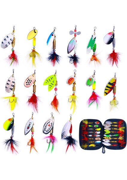 SPB101 Metal Pul Balıkçılık Yemi 16 Adet /setçok Renkli (Yurt Dışından) fiyatları